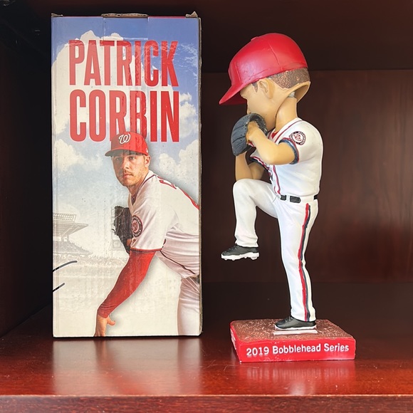 Washington Nationals Collectible Pitcher 2019 Patrick Corbin Bobblehead  SAIC - Picture 3 of 4